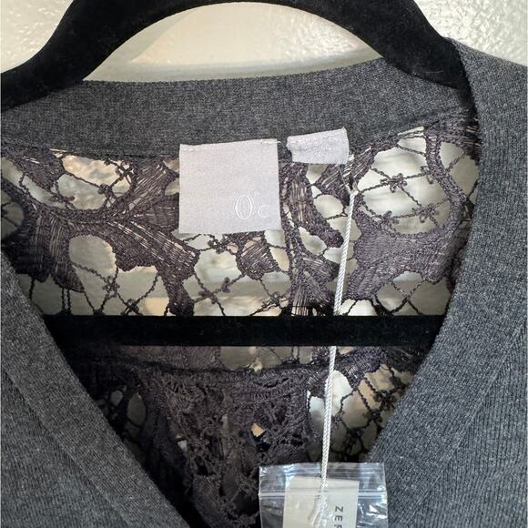NWT Zero Degrees Celcius Lack Back Cardigan Size Small - Picture 8 of 8